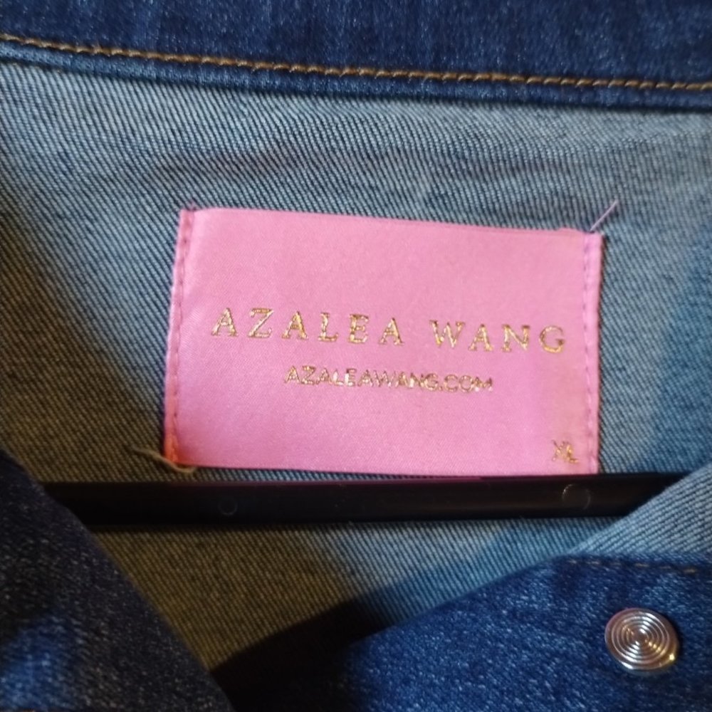 Azalea Wang distressed denim Jacket